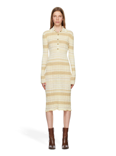 плаття Acne Studios x SSENSE Midi Dress бежевий | FN-WN-DRES000896