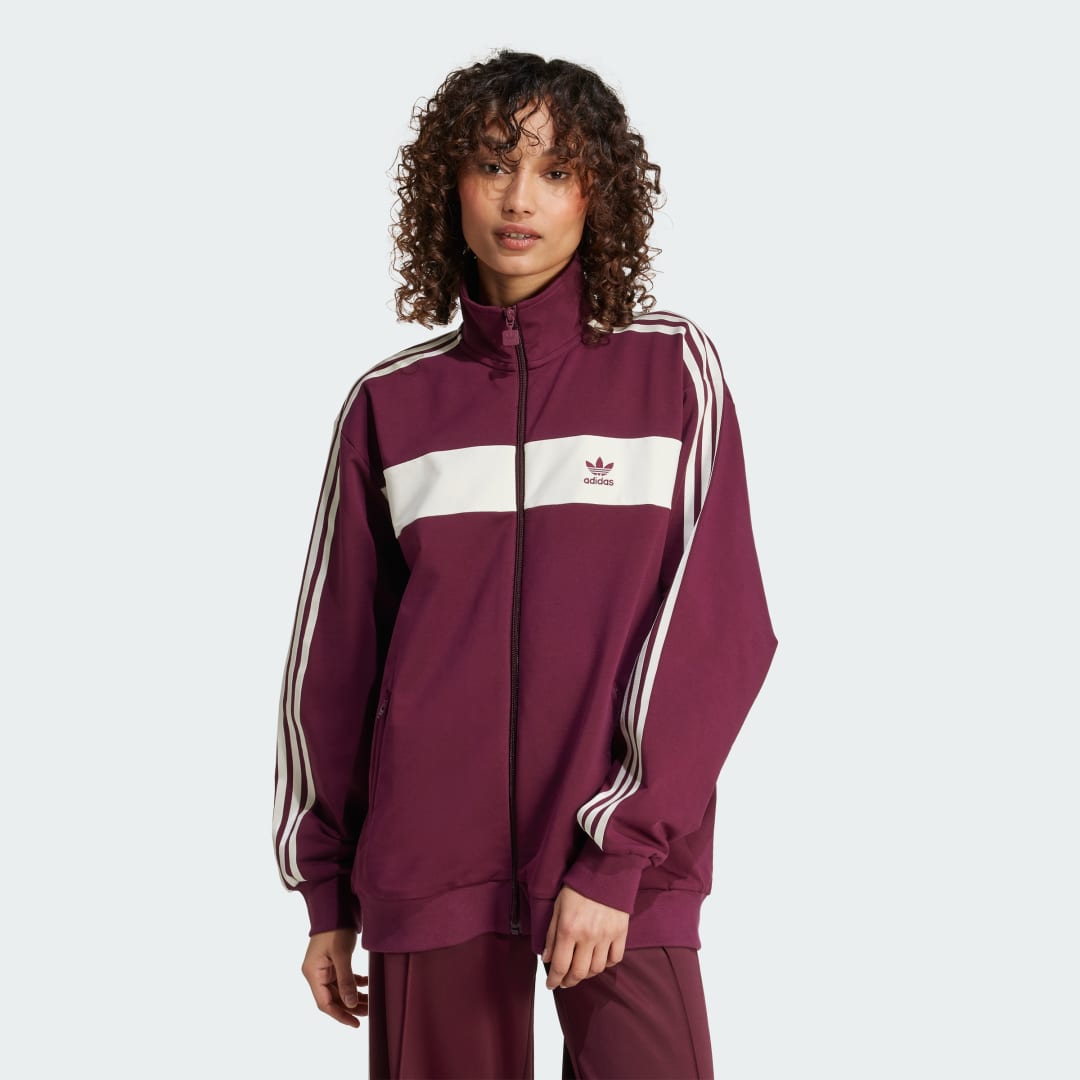 Вітровка adidas Performance Colorblock Track Jacket Бордовий | KA7750, 0