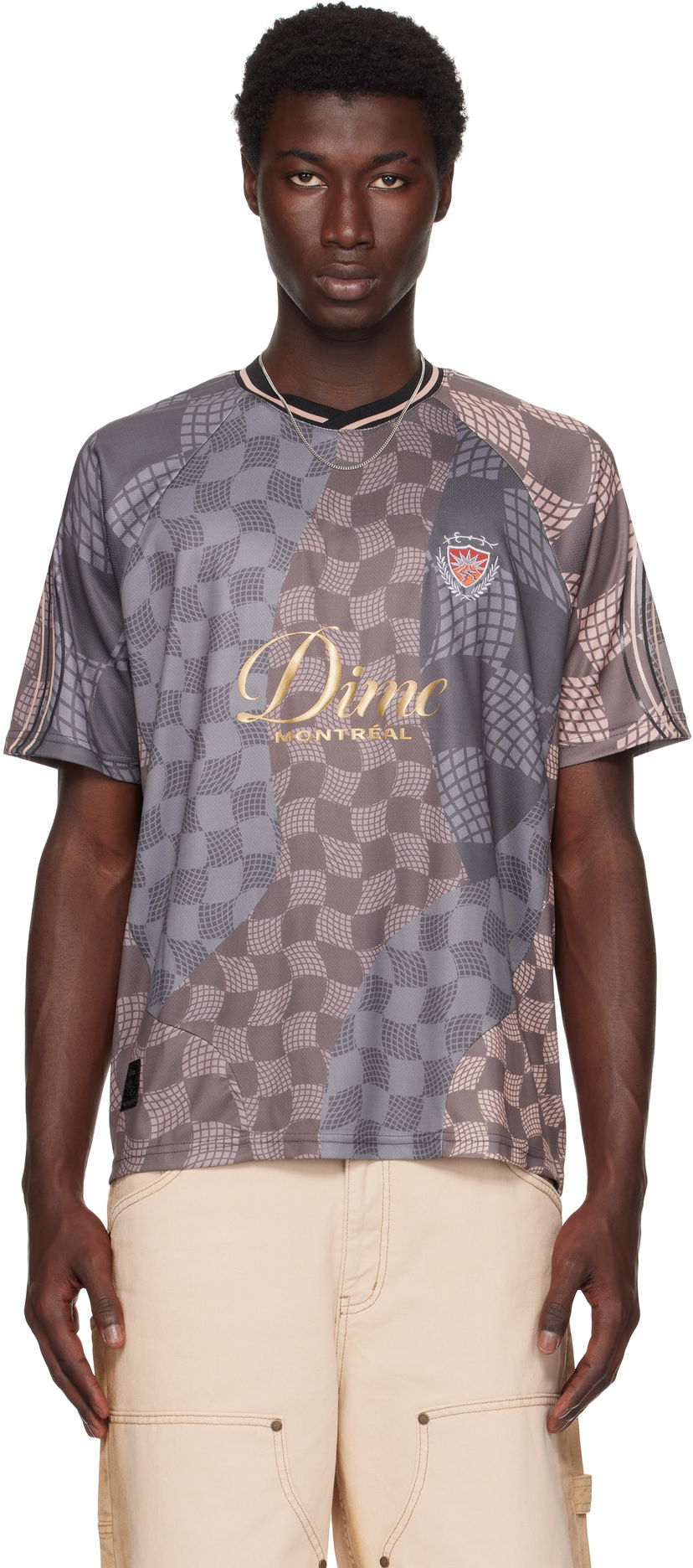 Джерсі Dime Dime Checkered Home Jersey Сірий | DIMESU254GRY