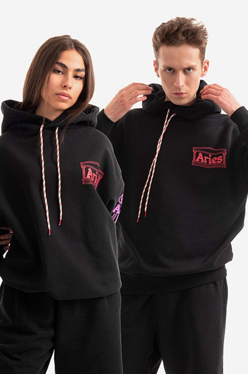 Світшоти Aries Hoodie With Print Бірюзовий | AR20010