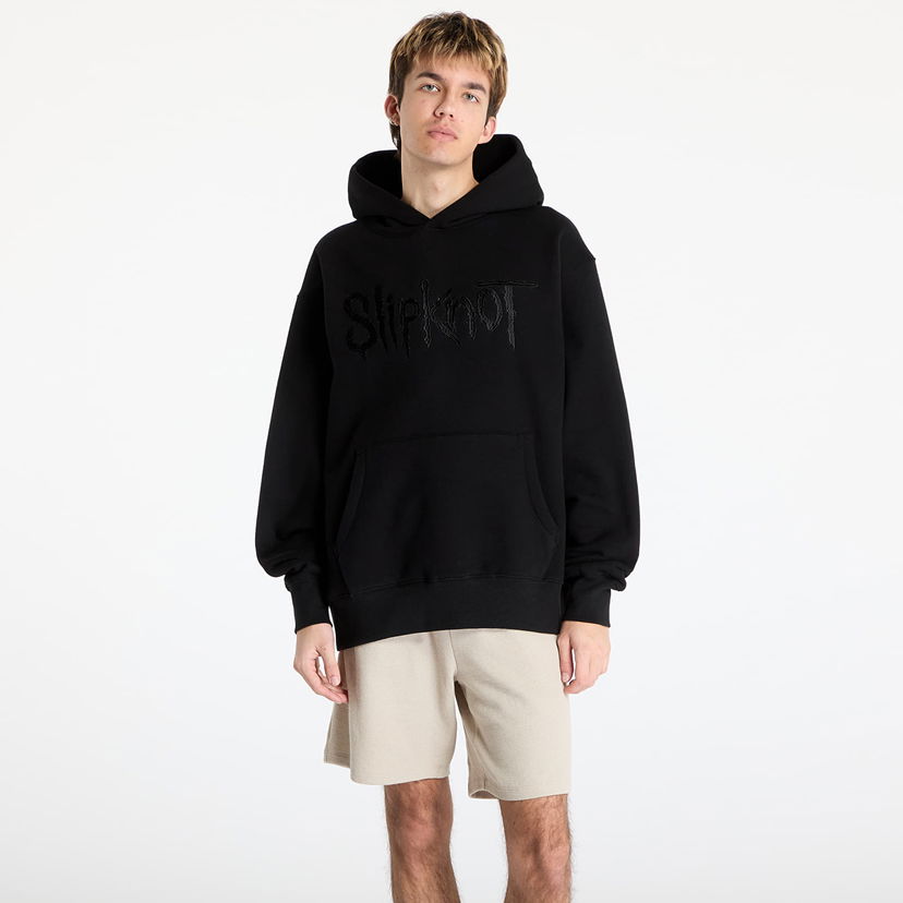 Світшоти Pleasures PLEASURES x Slipknot Debut Hoodie чорний | P25SK001 BLACK