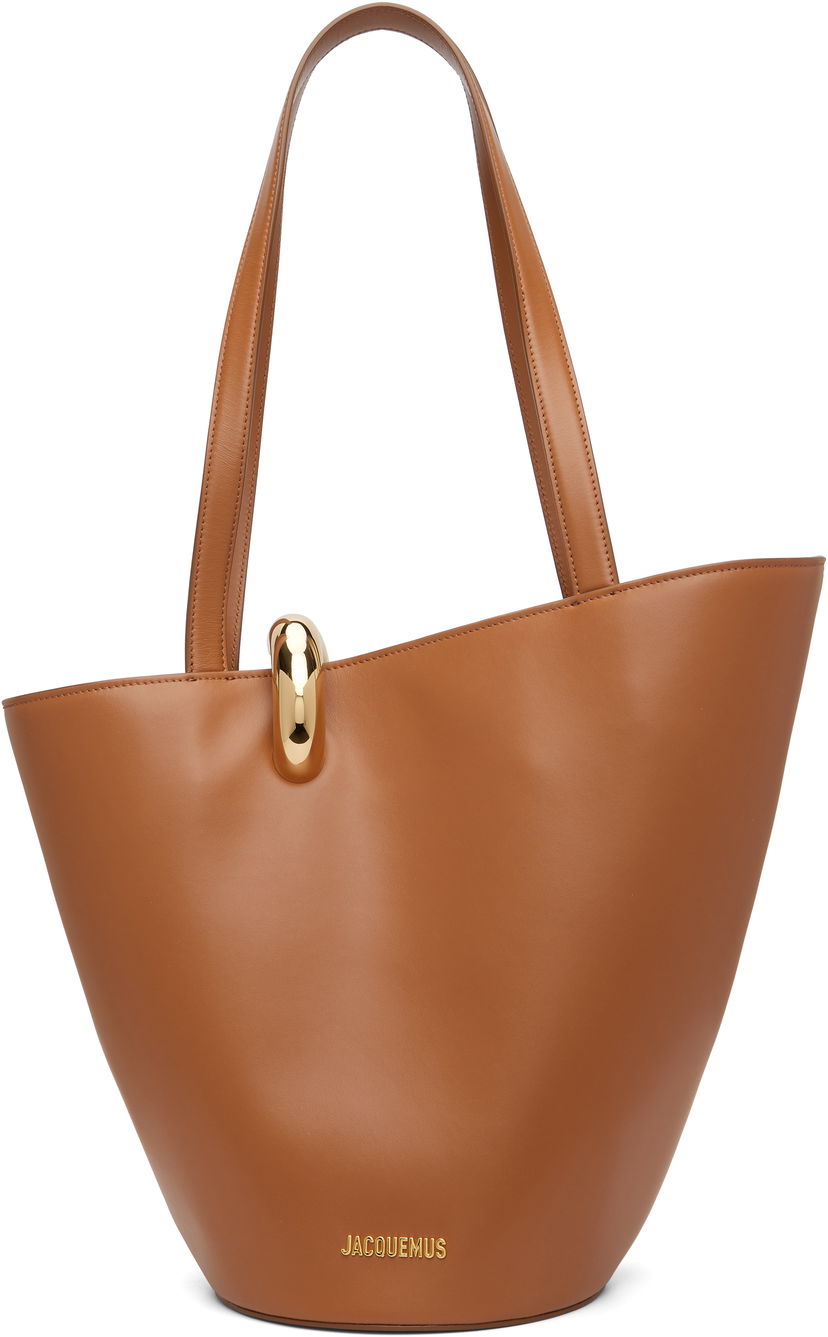 сумка-тоут Jacquemus Jacquemus 'The Bambola' Medium Tote Коричневий | 25E251BA412-3000