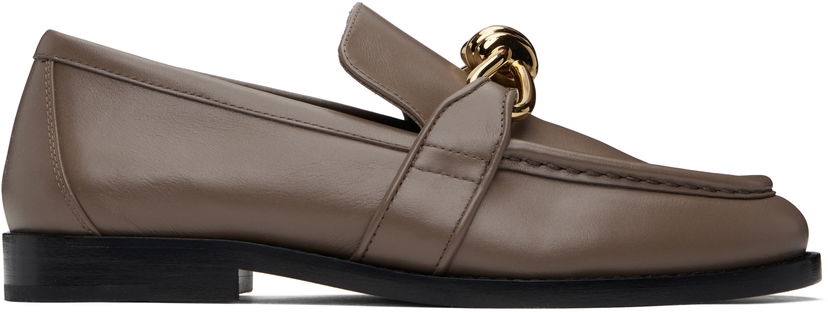 Кросівки та взуття Bottega Veneta Bottega Veneta Astaire Leather Loafers Коричневий | 796697 V5DZ0