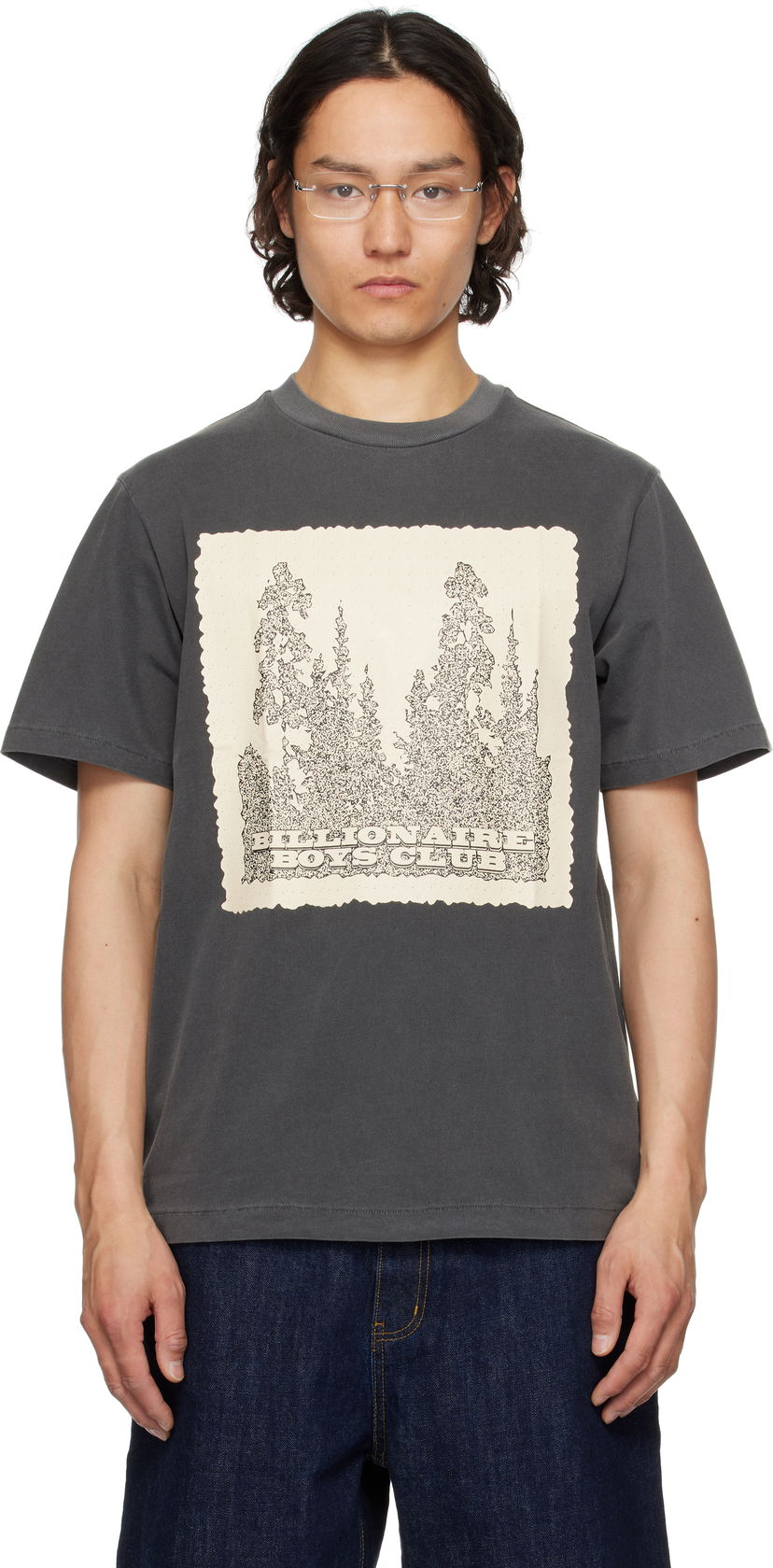 Футболка BILLIONAIRE BOYS CLUB Billionaire Boys Club Wilderness Graphic T-Shirt Сірий | B25159