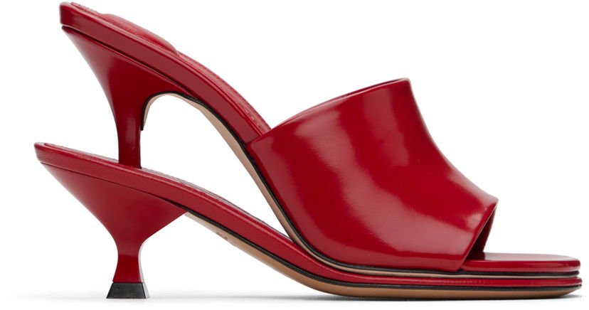 Аксесуари Jacquemus Jacquemus La Casa 'Les doubles mules' Heeled Sandals Червоний | 24H243FO160-4036