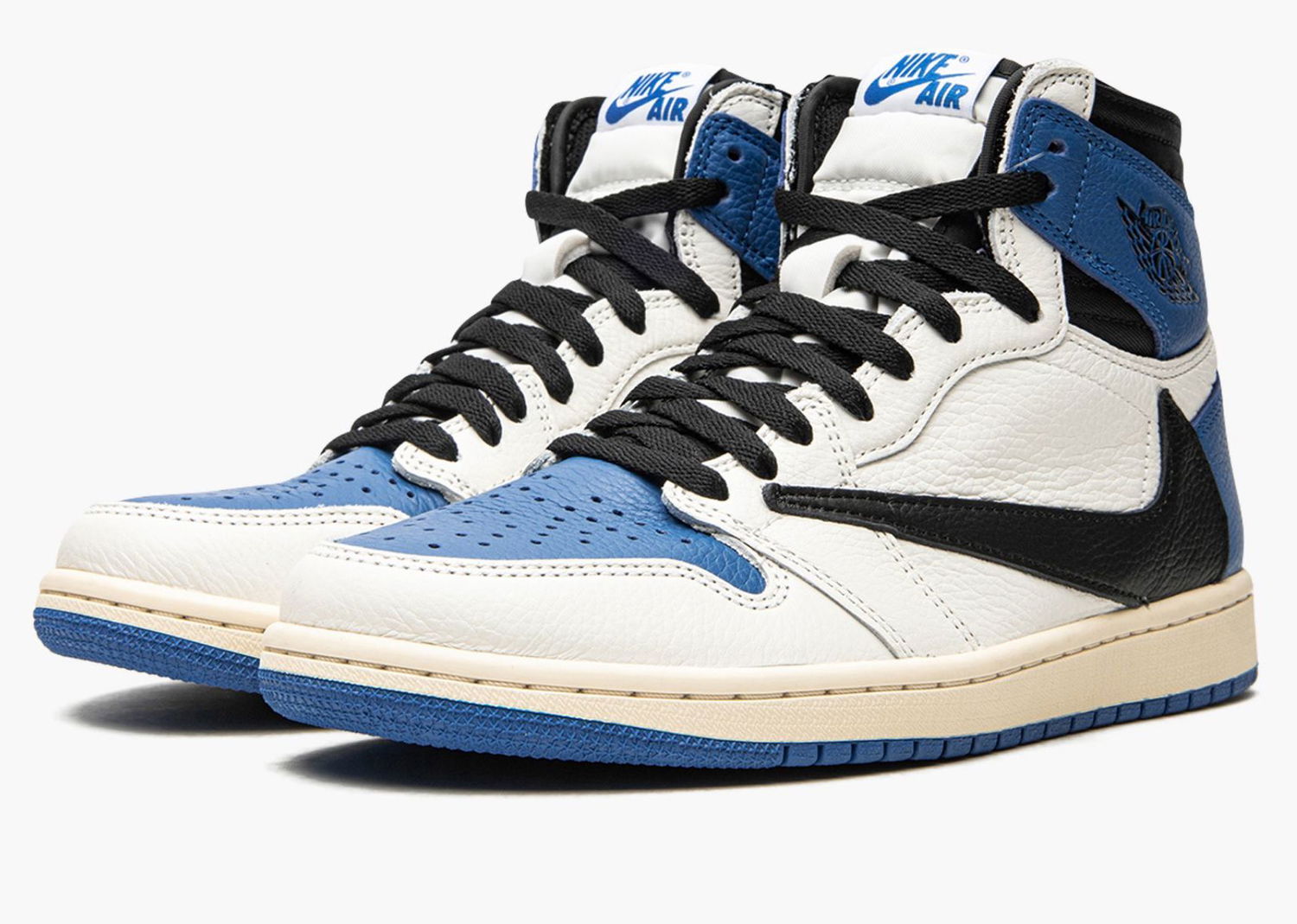 Кросівки та взуття Jordan Fragment Design x Travis Scott x Air Jordan 1 Retro High Синій | DH3227-105, 1