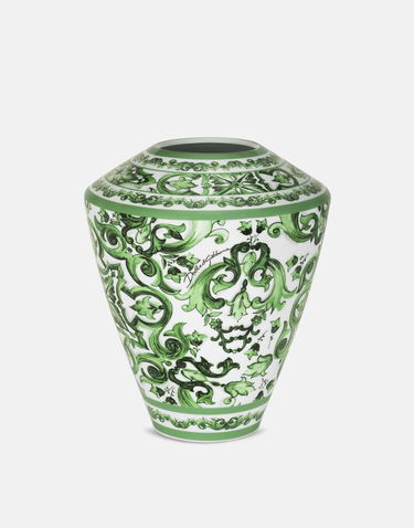 Домашній декор Dolce & Gabbana Dolce & Gabbana Large Amphora Porcelain Vase Зелений | TCC198TCAMZUV011, 1