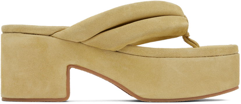 плаття Dries Van Noten Dries Van Noten Platform Thong Sandals Помаранчевий | WS241-1119-106