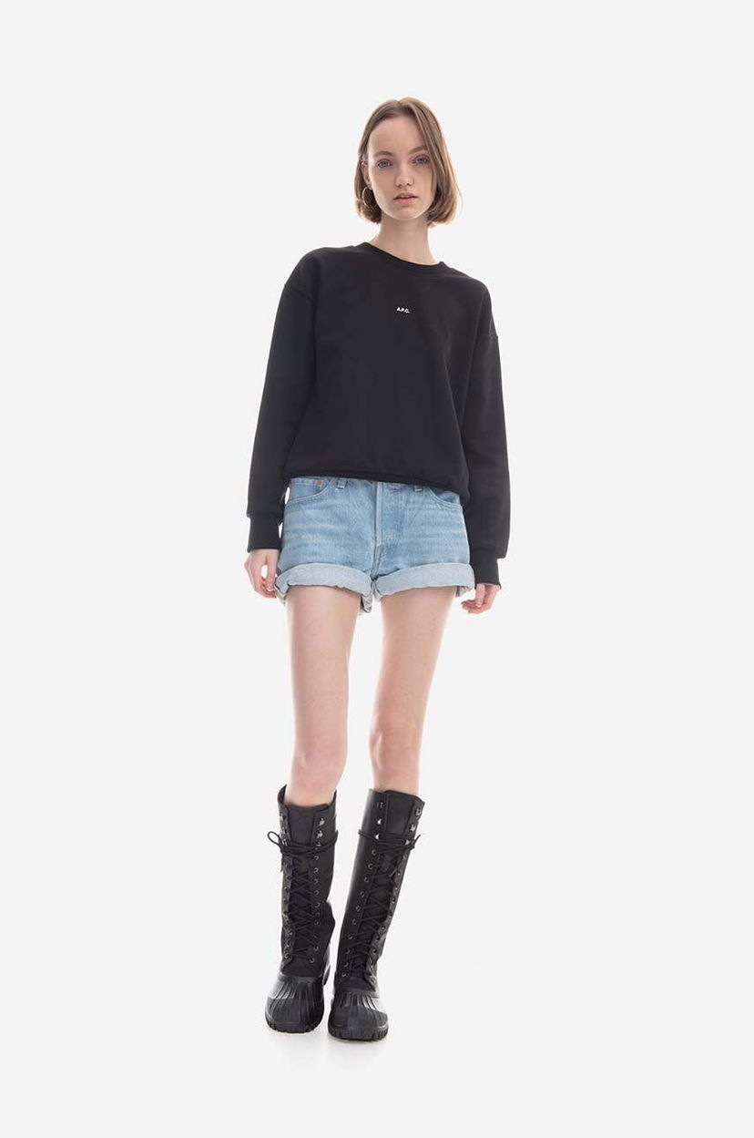 Світшоти A.P.C. Annie Sweatshirt чорний | COEIP.F27623