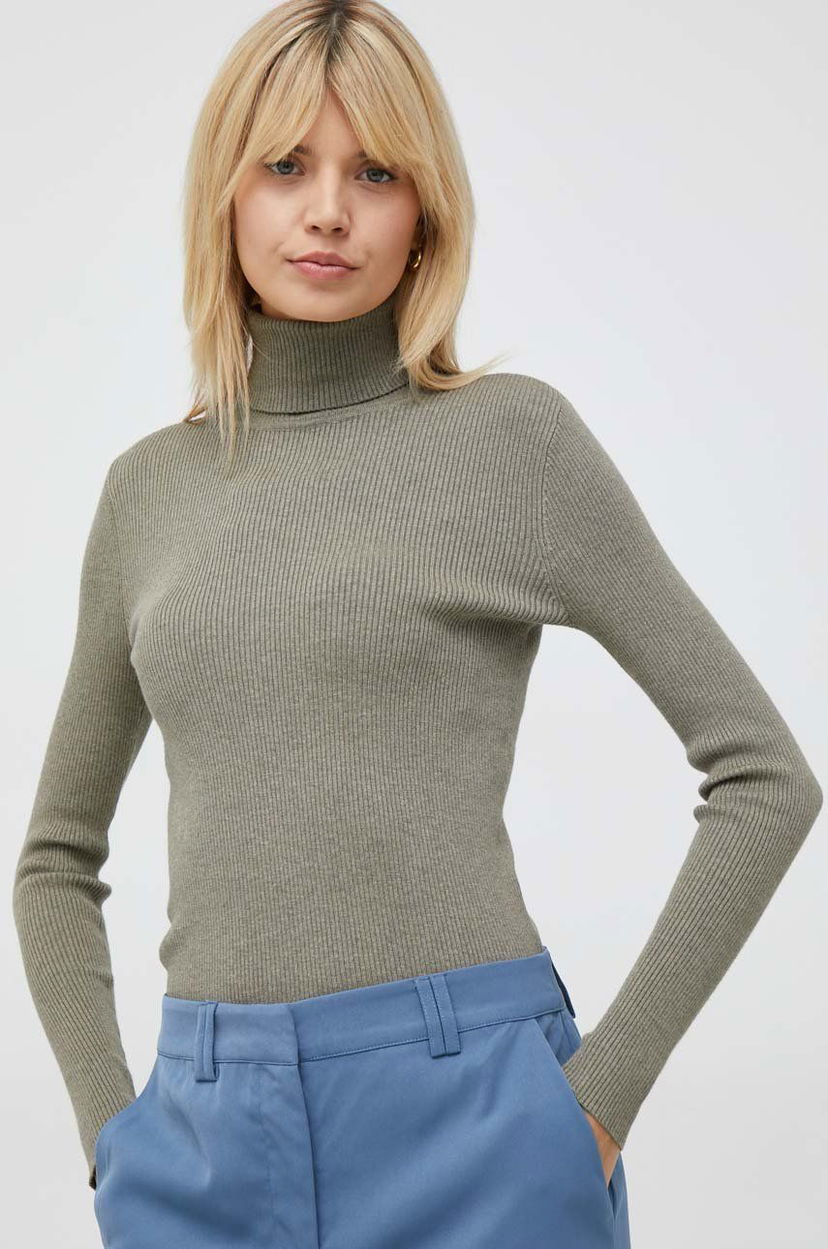 Cветр Polo by Ralph Lauren Lauren Ralph Lauren Lightweight Turtleneck Sweater Зелений | 200643398