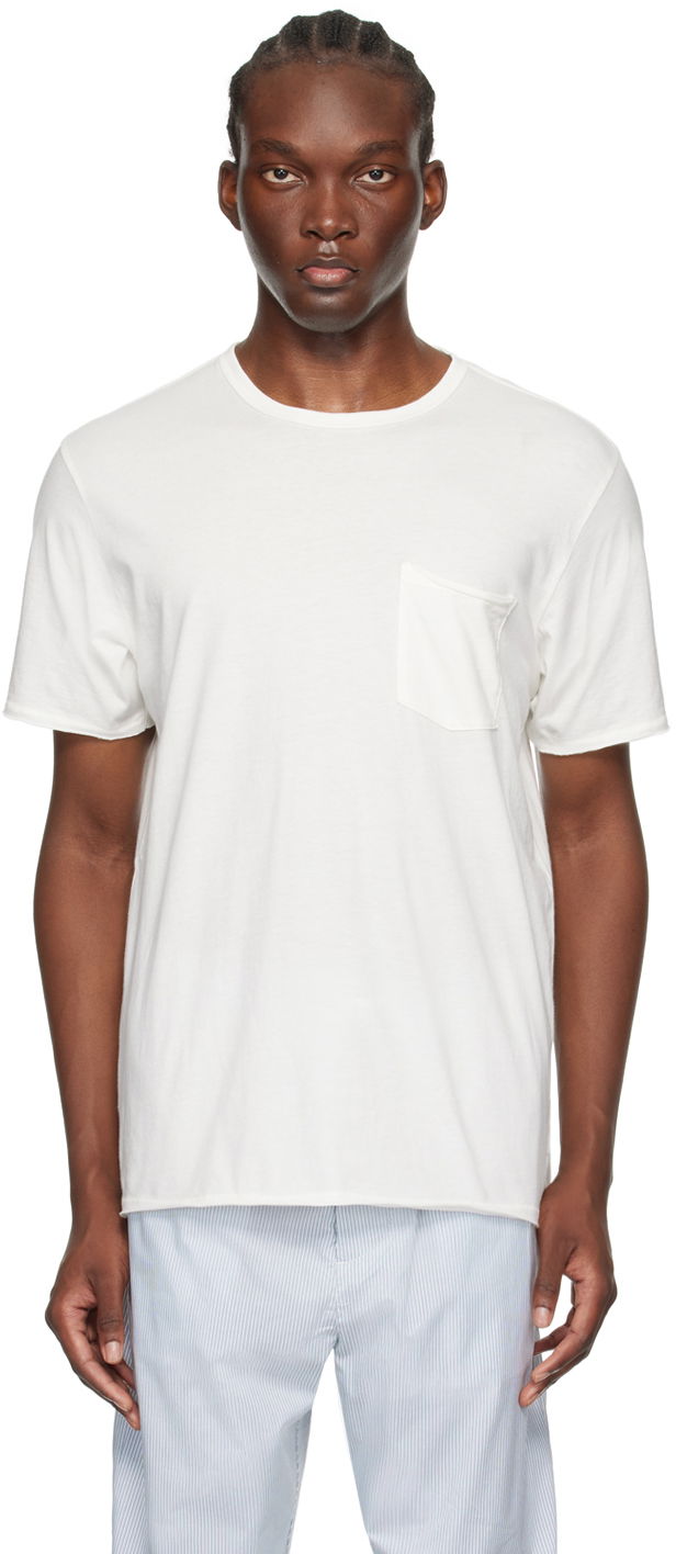 Футболка rag & bone Miles Pocket T-Shirt білий | MBC21PT0236N23