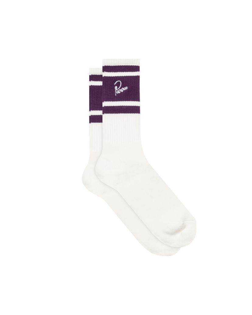 Шкарпетки By Parra Parra Signature Striped Crew Socks білий | 53465