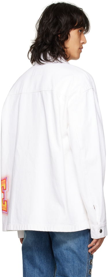 Куртка We11done We11done Printed Denim Jacket білий | WD-DJ3-22-312-U-WH, 2