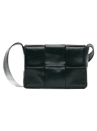 Сумка Bottega Veneta Mini Candy Cassette Messenger Bag чорний | 667048 VCQ72