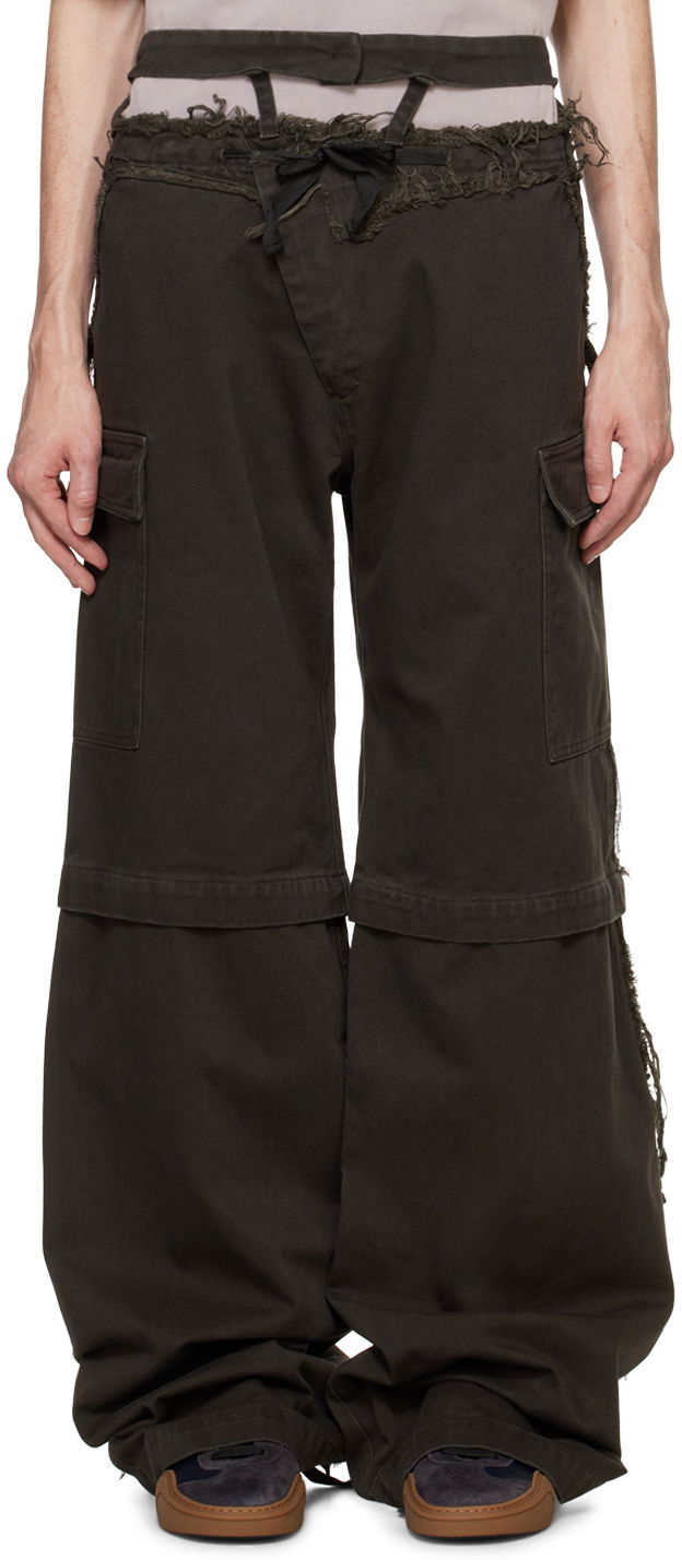 Штани карго Ottolinger Ottolinger Baggy Cargo Pants Коричневий | 1060801521