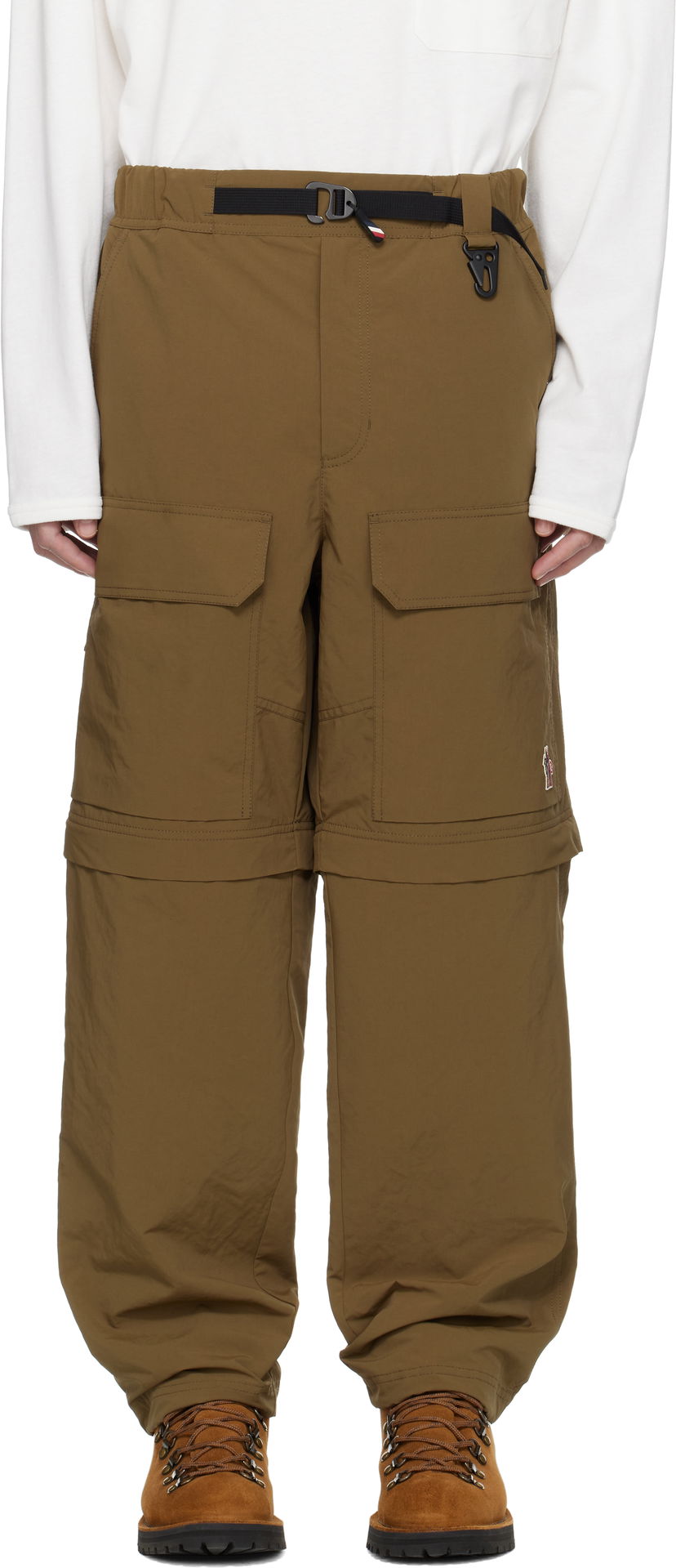 Штани карго Moncler Moncler Grenoble Sportivo Zip-Off Cargo Pants Зелений | K10972A00002597SL