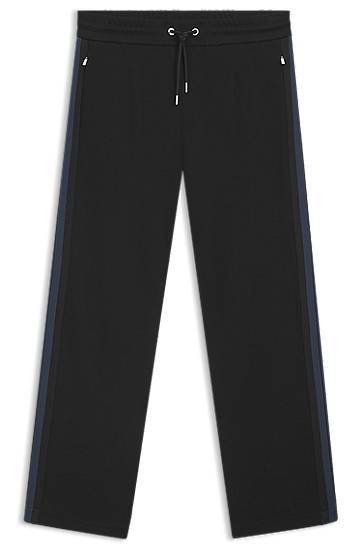 Спортивні штани BOSS Porsche x BOSS Tracksuit Bottoms with Side Stripes чорний | 50543681