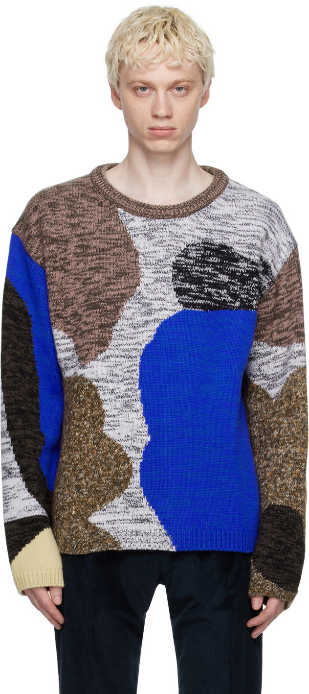 Cветр Paul Smith Paul Smith Jacquard Knit Sweater Різнокольоровий | M1R-292Y-L02173-70
