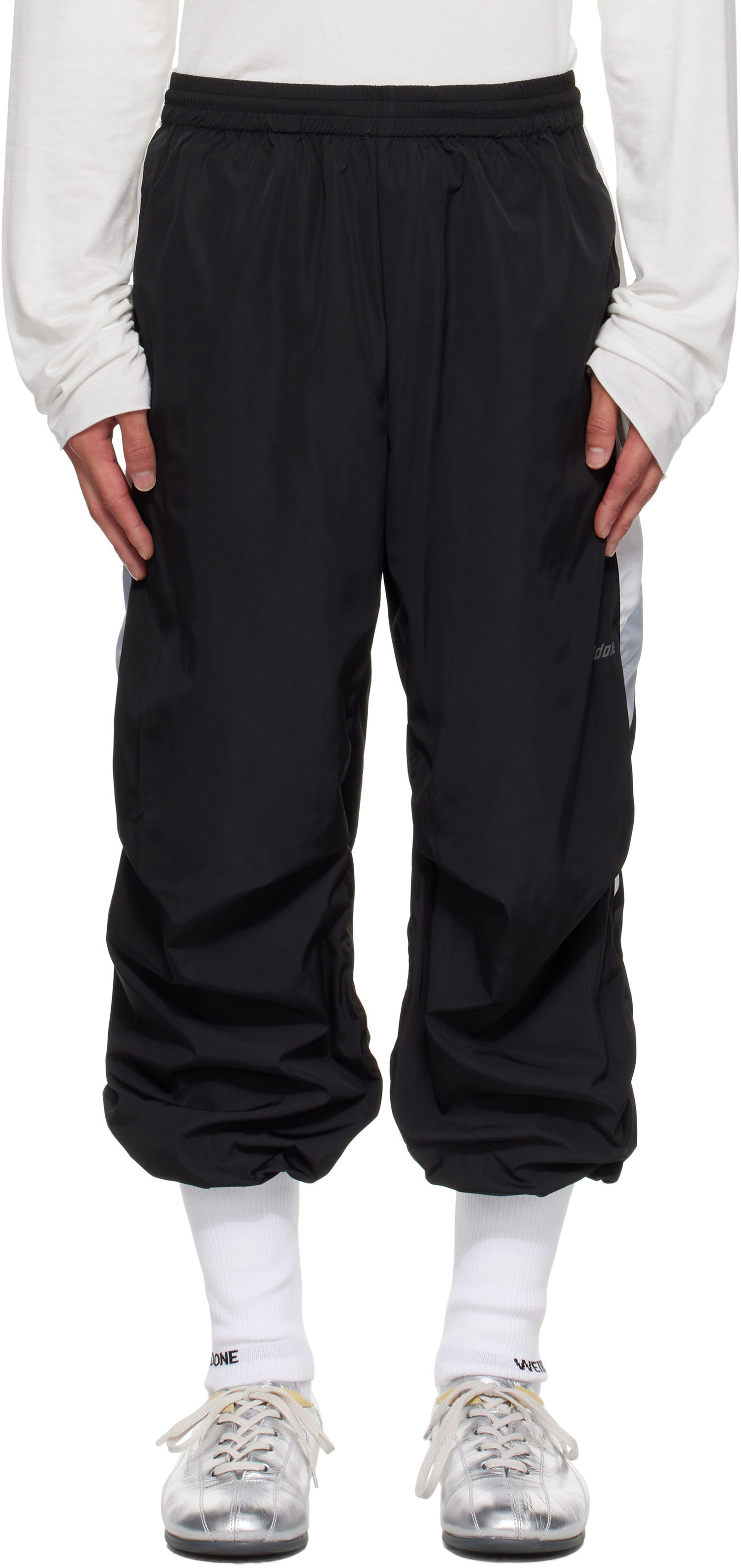 Спортивні штани We11done We11done Socks Track Pants чорний | WD-PT2-25-213-M-BK, 0