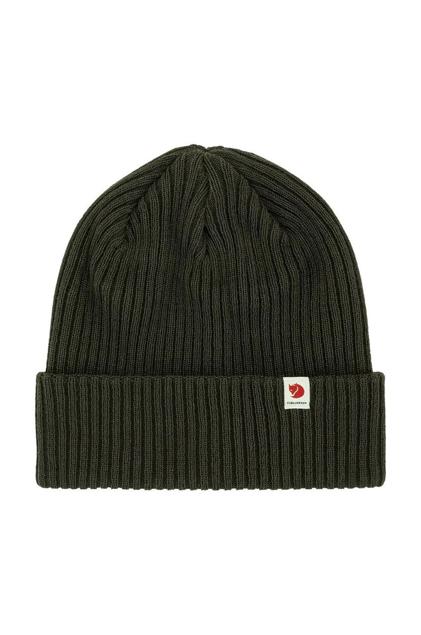 Шапка FJÄLLRÄVEN Rib Hat Beanie Зелений | F13100184.662