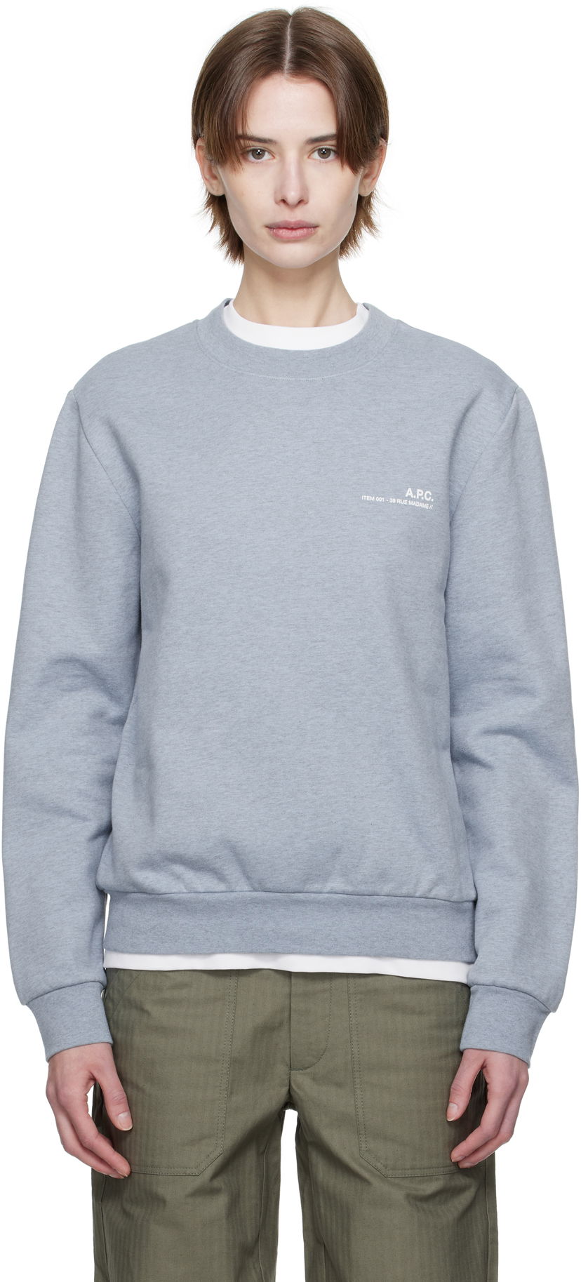 Світшоти A.P.C. A.P.C. Standard Item Overdye Sweatshirt Синій | COHBP-M27939