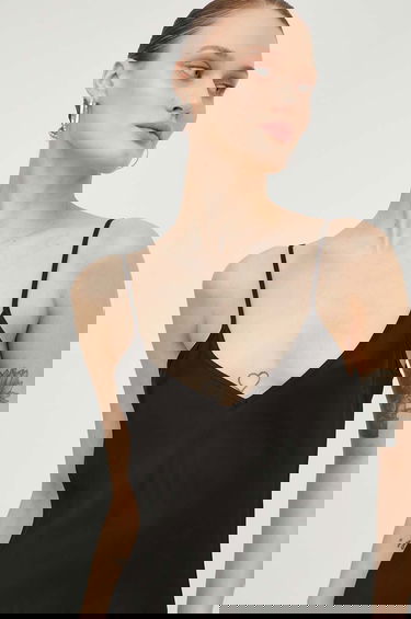 плаття Samsoe Samsoe Samsoe Samsoe SASHARON Midi Slip Dress чорний | F10000026, 5