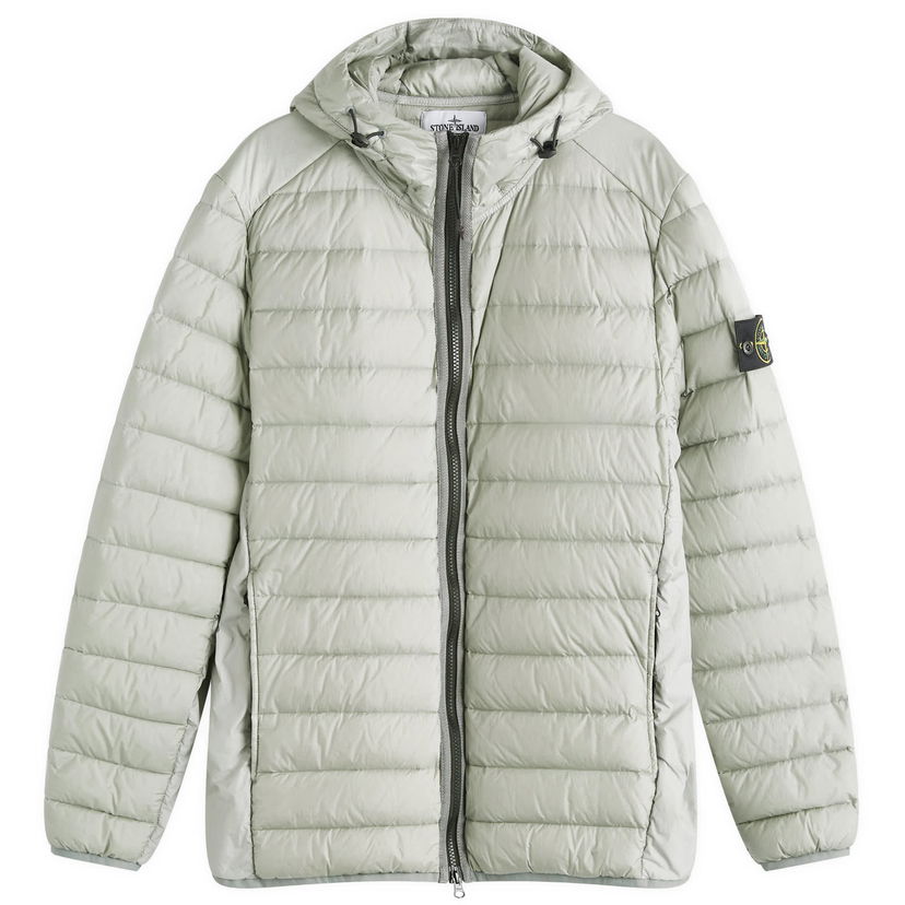 Куртка Stone Island Lightweight Hooded Down Jacket Сірий | 811540324-V0060