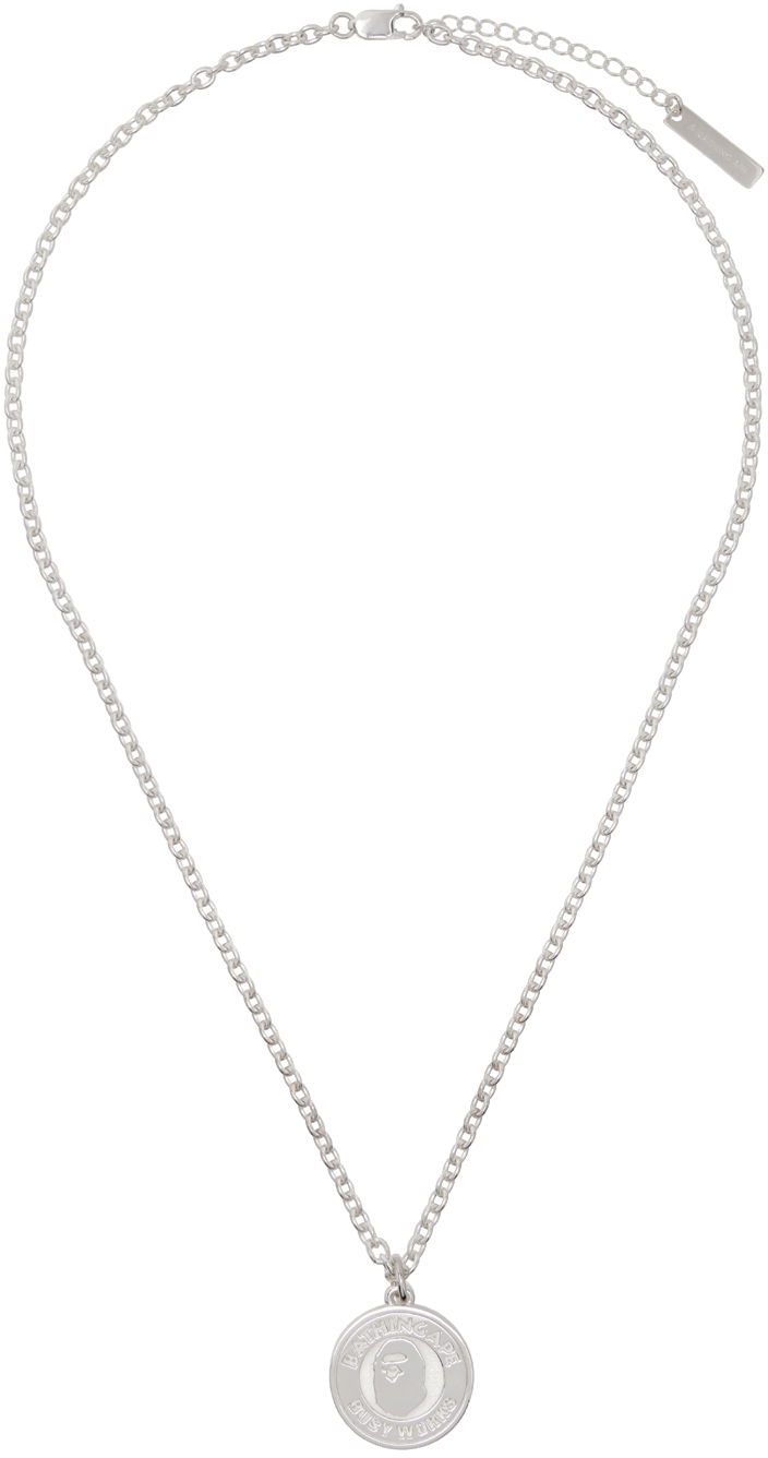 Кольє BAPE BAPE Silver Busy Works Necklace Металік | 001GDK301001M