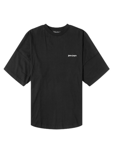 Футболка Palm Angels Embroidered Logo Oversized T-Shirt чорний | PMAA002F23JER0011001