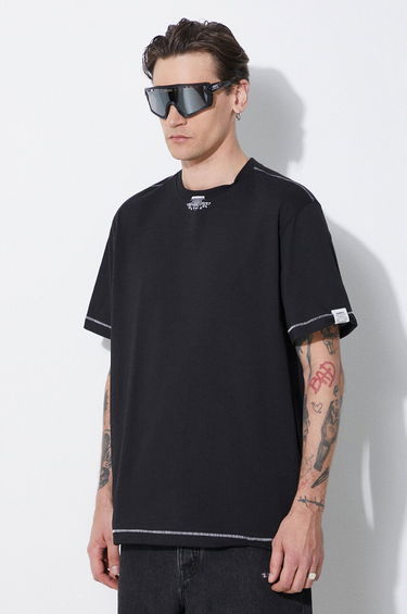 Футболка ADER ERROR Black Oversized T-Shirt With Stitching Detail чорний | BN01SSTS0103, 3
