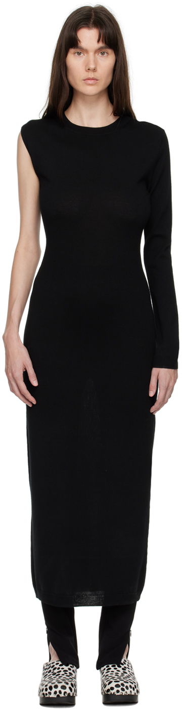 плаття TOTEME TOTEME One-Sleeve Maxi Dress чорний | 224-6003-322