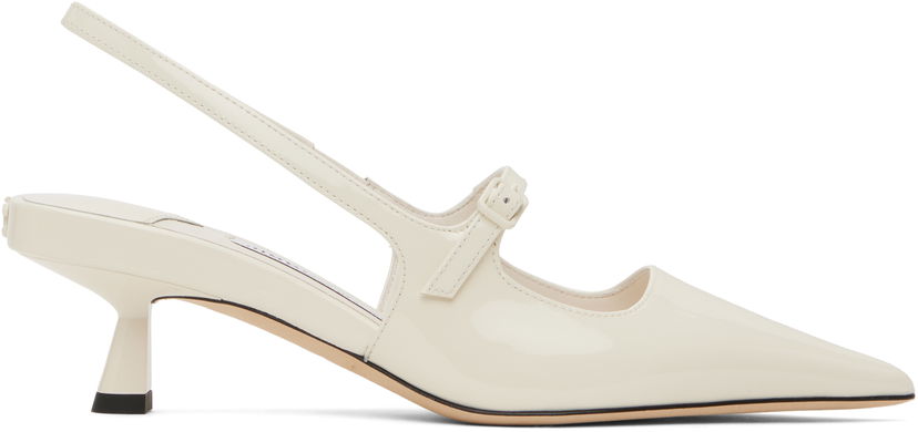 Кросівки та взуття Jimmy Choo Jimmy Choo Didi 45 Slingback Pumps білий | DIDI 45