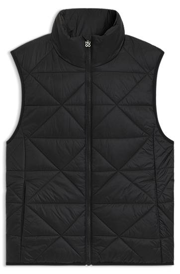 Жилет BOSS Triangle Quilted Padded Gilet чорний | 50544136