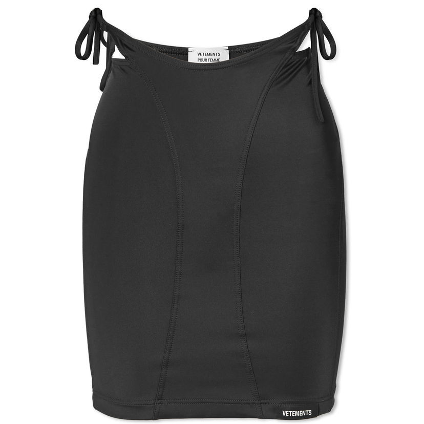 Спідниця VETEMENTS Deconstructed Bikini Skirt чорний | WE64SK900B