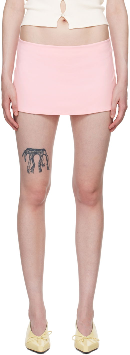 Спідниця GUIZIO Guizio Micro Miniskirt Рожевий | H23301K021
