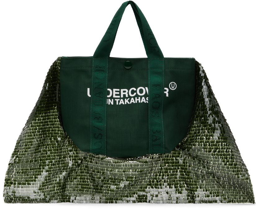 сумка-тоут UNDERCOVER Sequin Tote Bag Зелений | UC2D1B12-1