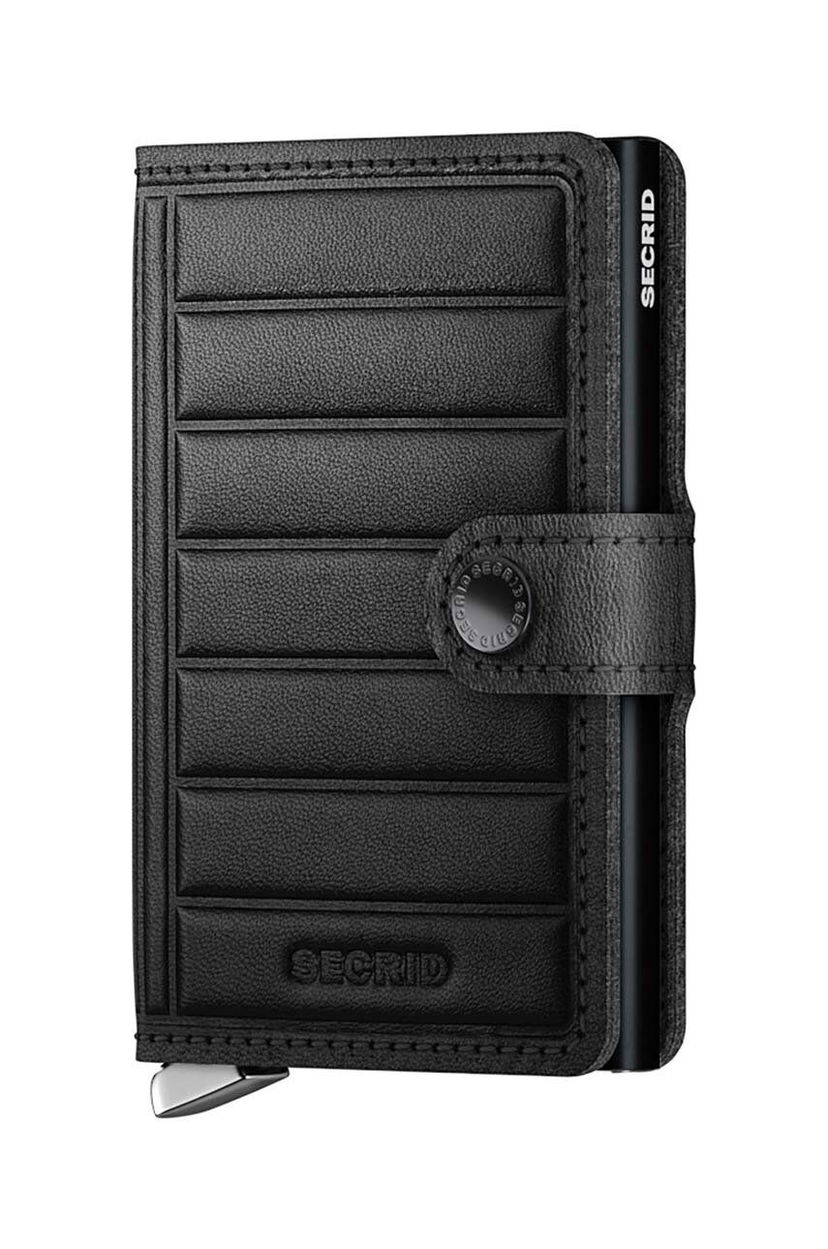 Гаманець Secrid Premium Twinwallet Emboss Lines Wallet чорний | TEI.BLACK
