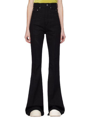 Штани Rick Owens Bolan Trousers чорний | RO02C1329 WN