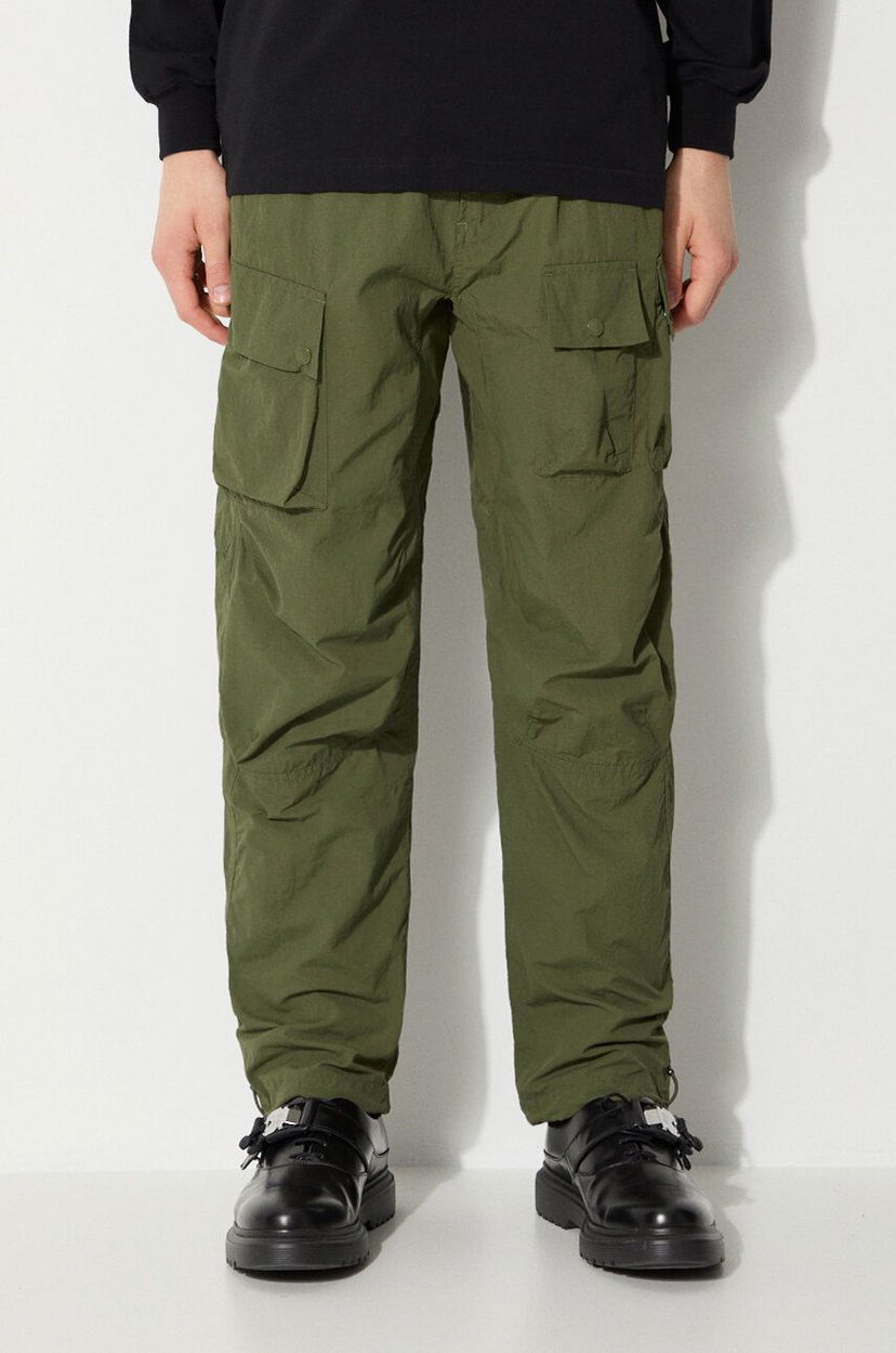 Штани карго Maharishi Maharishi Veg Dyed Cargo Track Pants Зелений | 5040.OLIVE