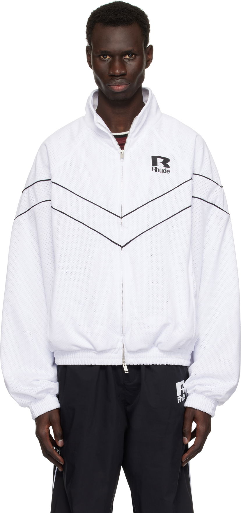 Вітровка Rhude Rhude Piping Raglan Track Jacket білий | RHPS25JA01016