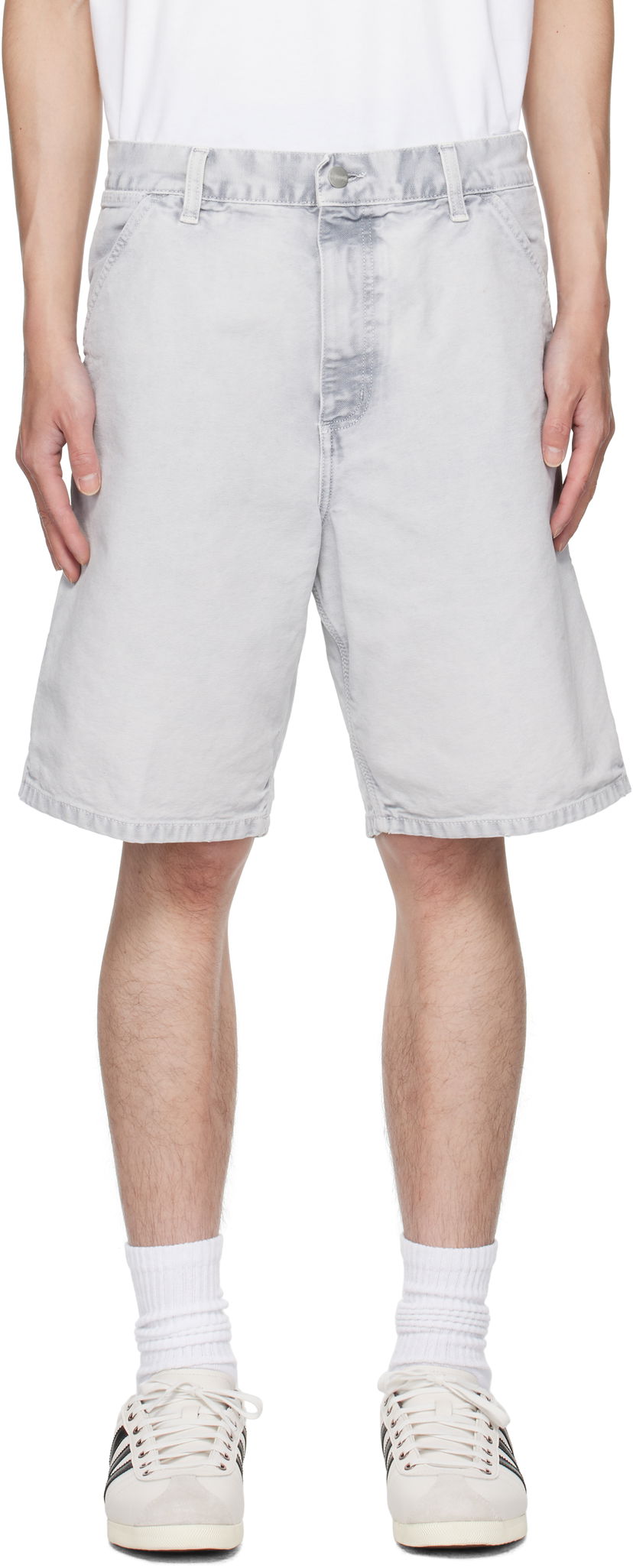 Шорти Carhartt WIP Carhartt WIP Single Knee Shorts Сірий | I035558