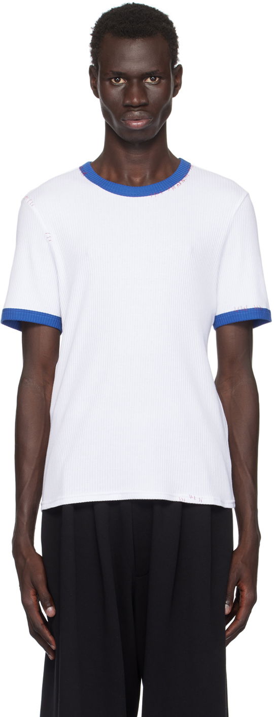 Футболка Marni Marni Ringer T-Shirt білий | HUMU0300QS UTC404