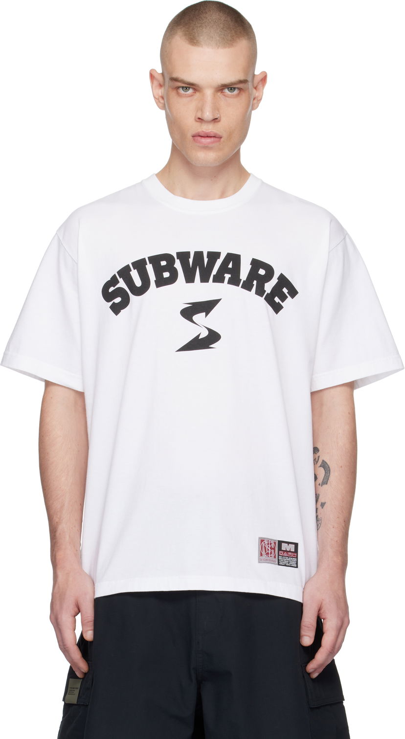 Футболка Neighborhood White Subware Edition T-Shirt білий | 242PC49N-ST03