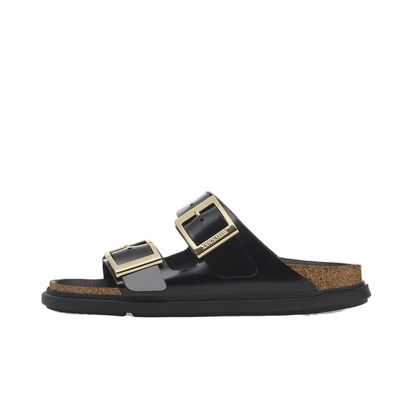 Кросівки та взуття Birkenstock Birkenstock Arizona Droplet Buckle Slides чорний | 1029353
