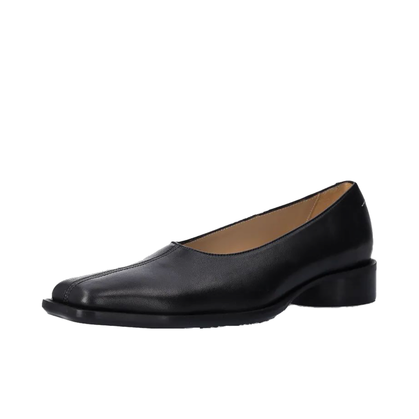 Кросівки та взуття Maison Margiela Leather Ballerinas чорний | S66WZ0034.P3628