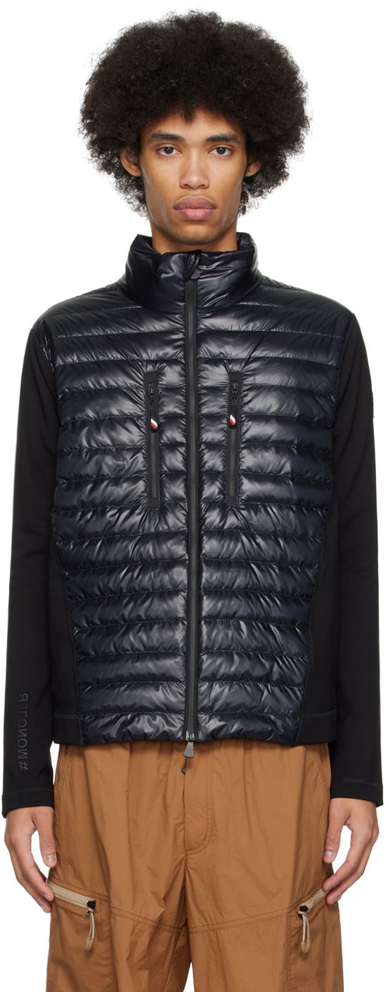 Куртка Moncler Grenoble Zip Down Jacket чорний | J10978G00007829H7
