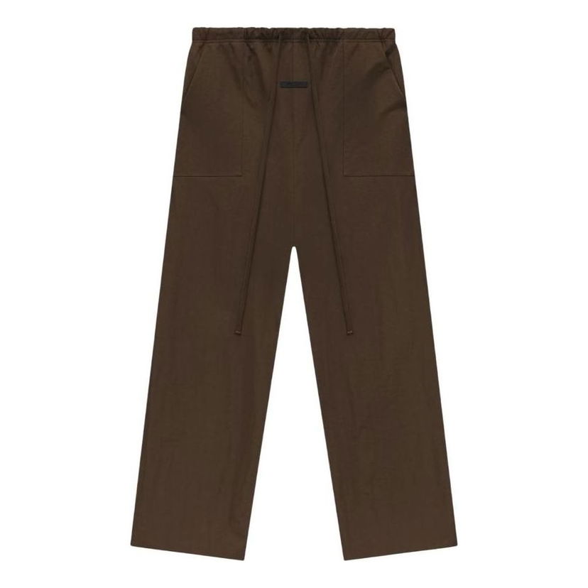 Штани Fear of God Fear of God Essentials SS25 Textured Nylon Utility Pants Коричневий | 130HO244805F