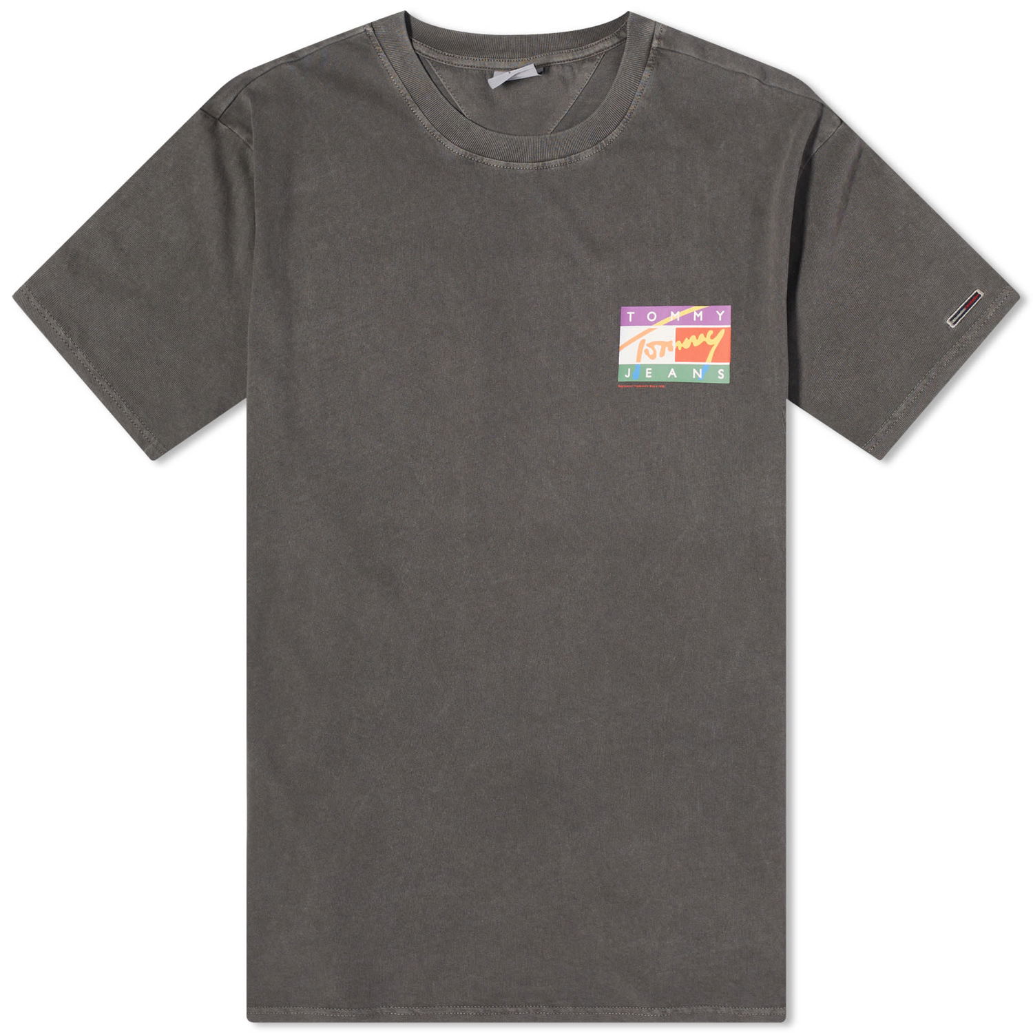 Футболка Tommy Hilfiger Signature Pop Flag Сірий | DM0DM16827BDS, 0
