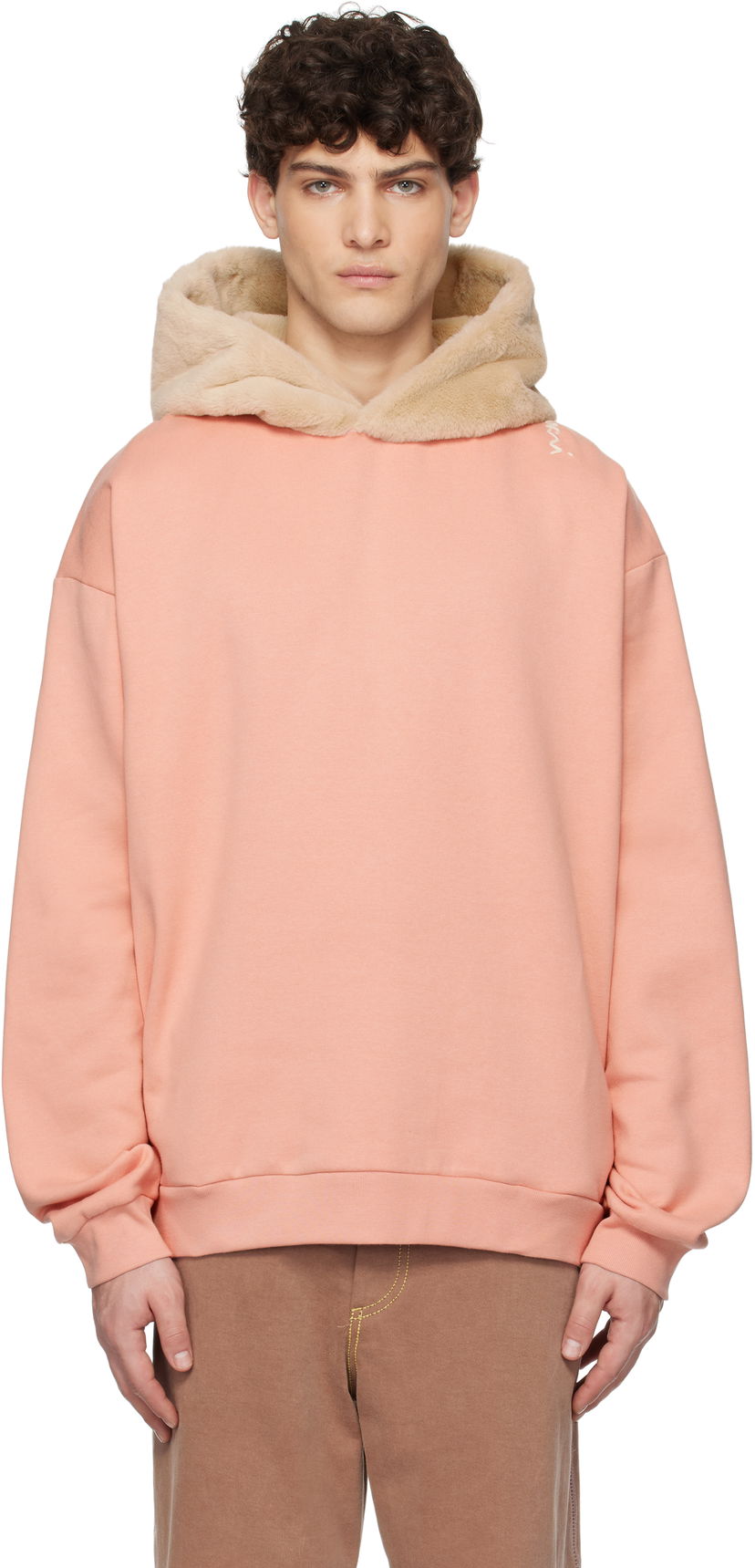 Світшоти Marni Marni Brushed Organic Cotton Hoodie Рожевий | FUMU0067SQ UTC269