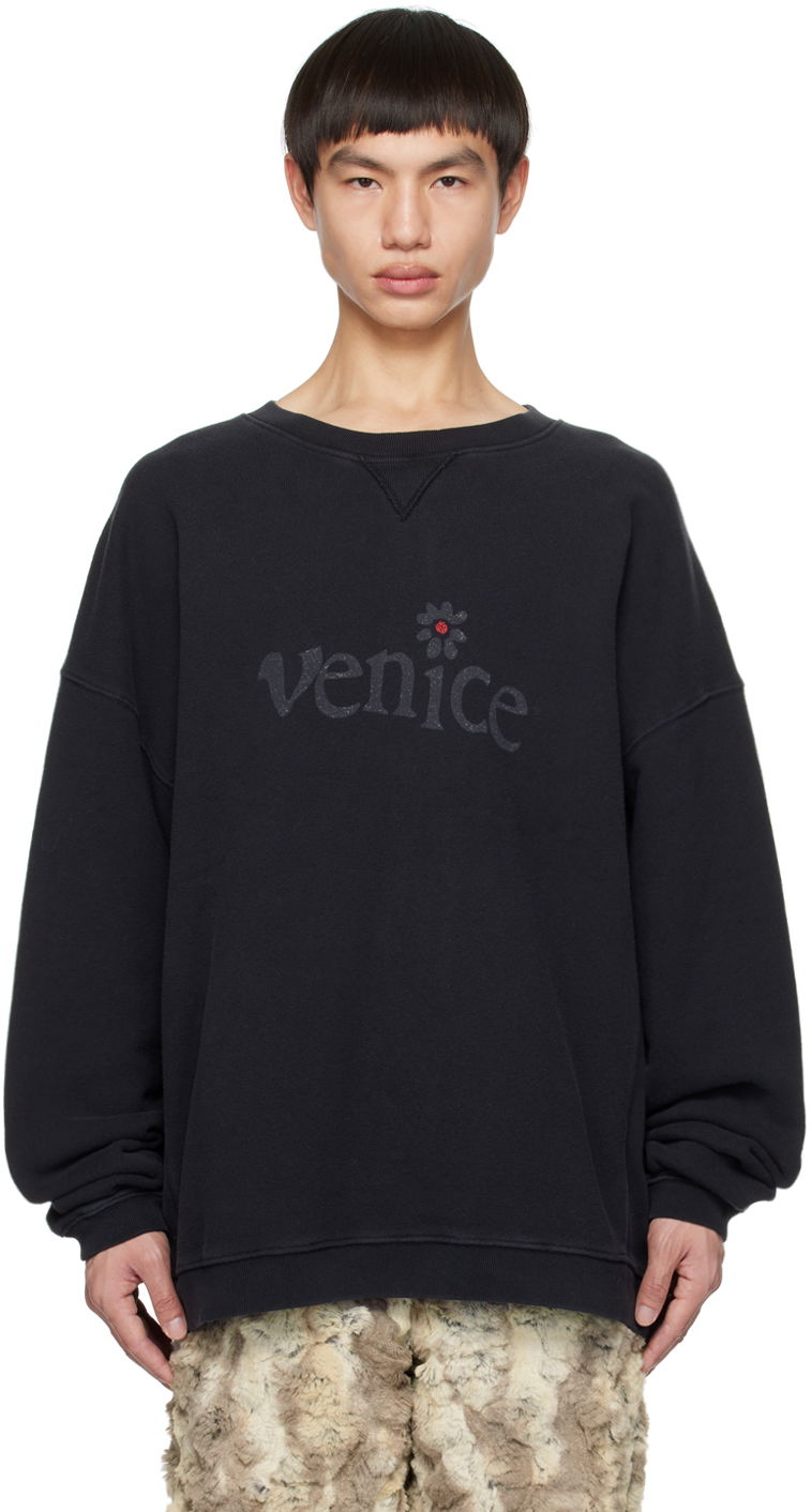 Світшоти ERL 'Venice' Print Sweatshirt чорний | ERL06T037